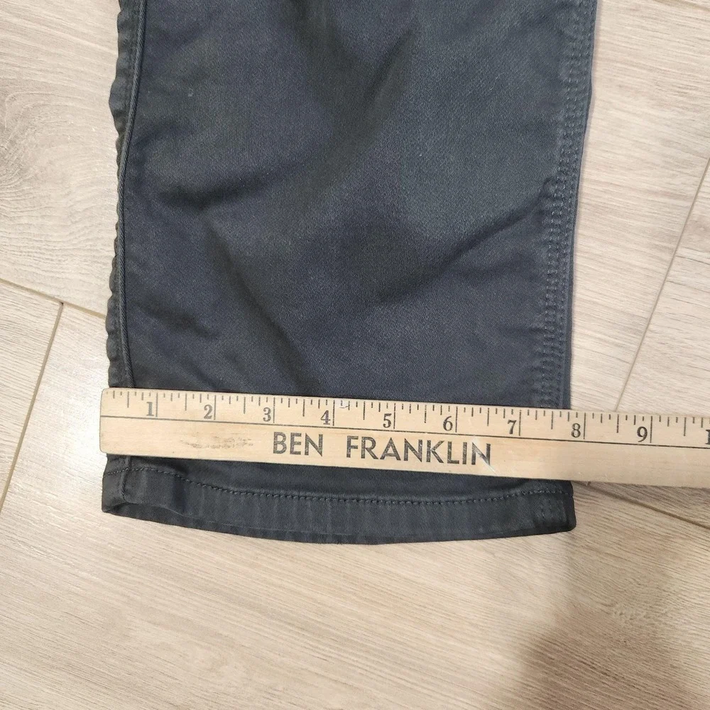 DU/ER No Sweat Pants Mens 38x30 Black N2X Relaxed Taper Stretch Denim Casual